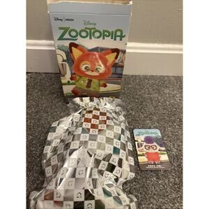 AUTHENTIC Miniso Disney Zootopia Vinyl Plush Figure - Bellwether Prison Uniform